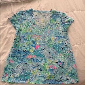 Lilly Pulitzer Texas Tissue Tee szM